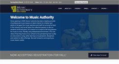 Desktop Screenshot of musicauthorityschool.com